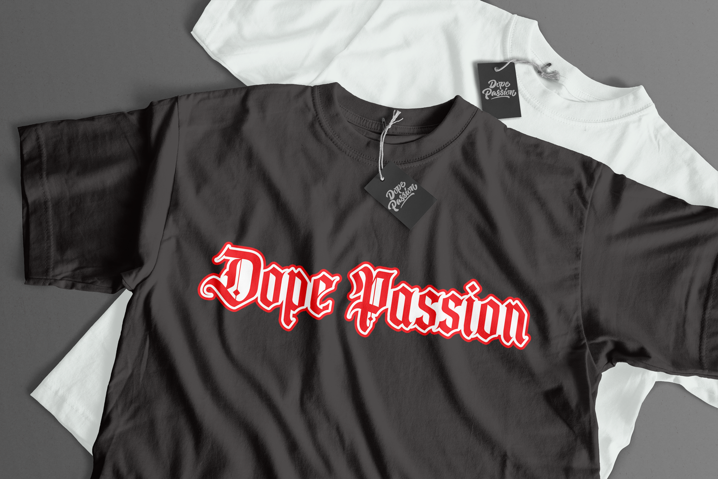 DOPE PASSION | OLD ENGLISH | RED | T-SHIRT