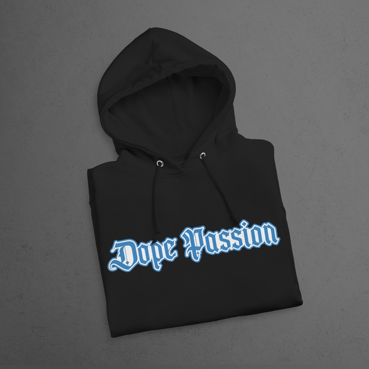 DOPE PASSION | OLD ENGLISH | BLUE | HOODIE