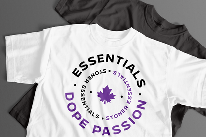 DOPE PASSION | STONERS ESSENTIAL'S | PURPLE | T-SHIRT